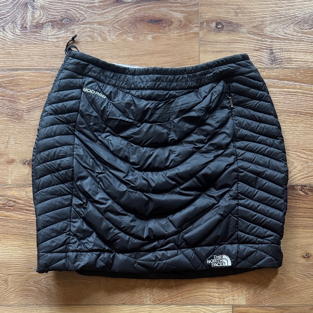 The North Face Women's Quilted Down Black Mini Skirt